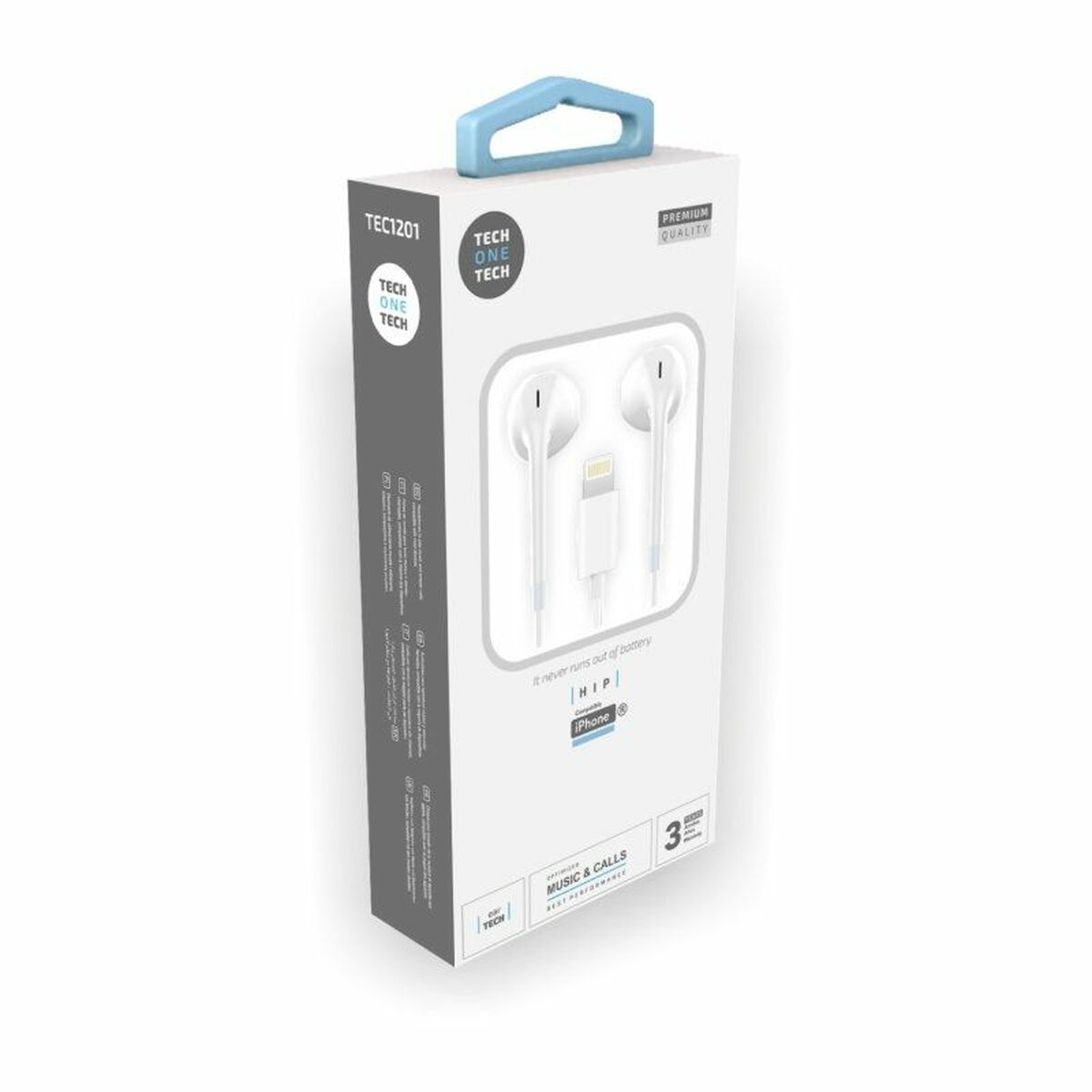 Наушники Tech One Tech TEC1201 Белый